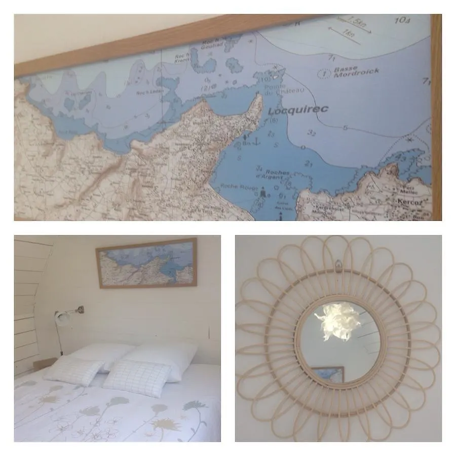 White And Sea Lodge Locquirec Hébergement de vacances
